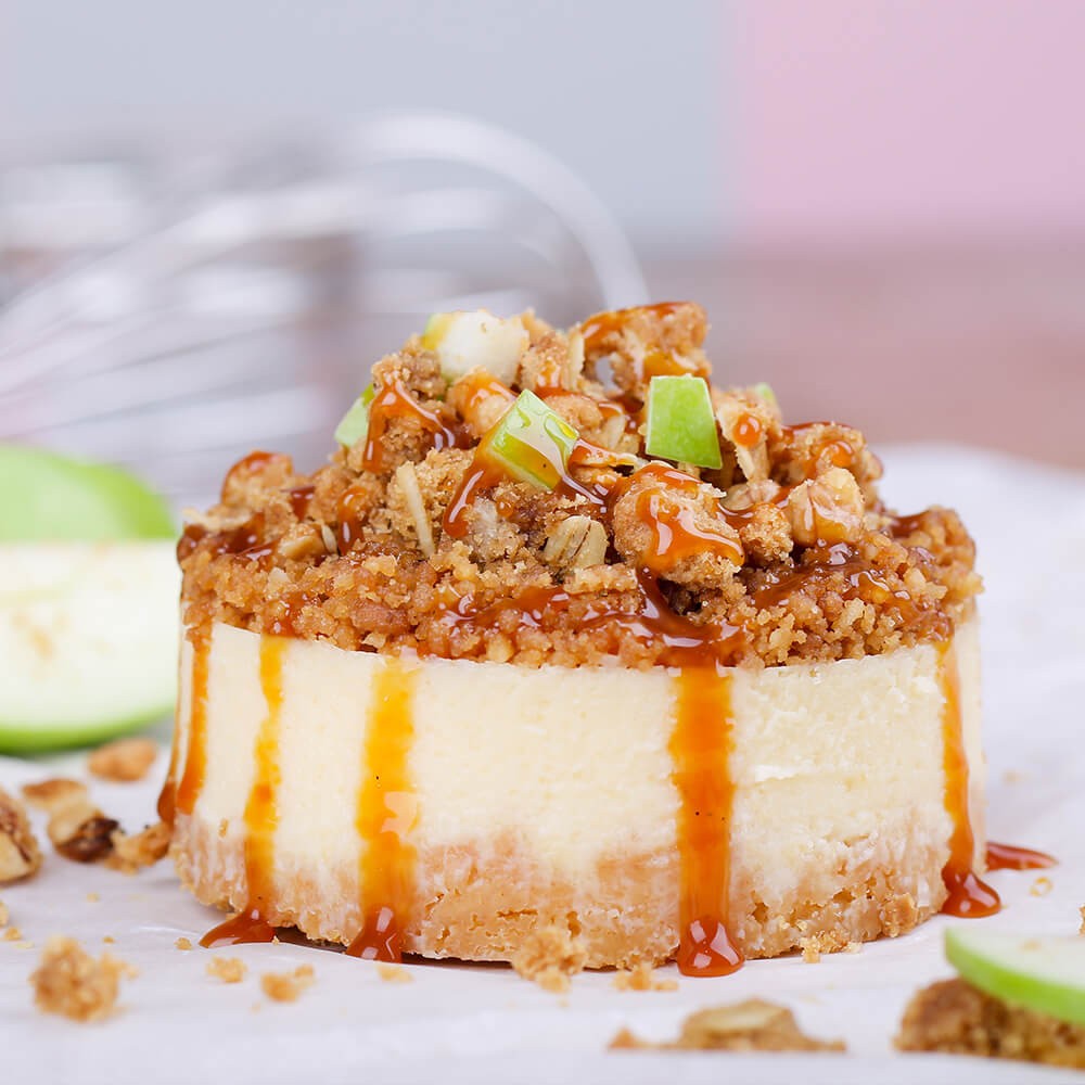 Baby Apple Crumble Cheesecake